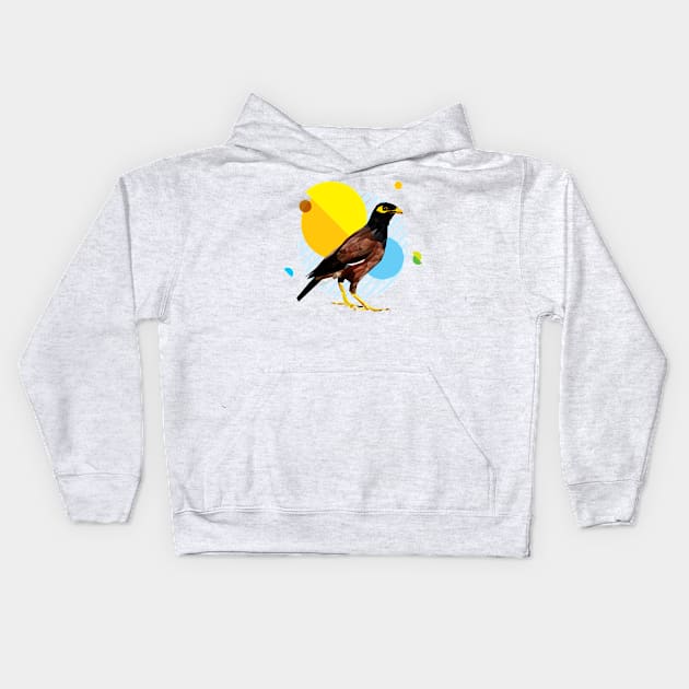 Rainforest Birds Series_02 Kids Hoodie by HafizalFikree